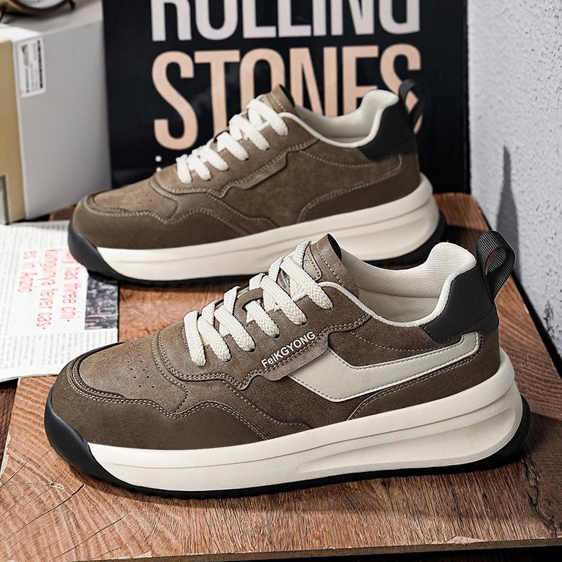 

Весенний тренд 2025 года, мужская повседневная обувь, модная повседневная мужская обувь с низким верхом, новые туфли Forrest Gump 39