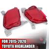 Left Right Rear Bumper Reflector Trim Cover Fog Light No Bulb For Toyota Highlander 2015 2016 2017 2018  Signal Tail Light
