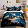 Tropical Sea Turtle Decor Set Soft Comfortable Duvet Cover Bedding Set Included 1*Duvet Cover & 2*Pillowcases, Gift