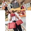 Pu Leather Handbag Set With Tassels And Adjustable Shoulder Straps For Women