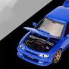 1/32 Subaru Impreza WRX STI Alloy Sports Car Model Diecasts Metal Racing Vehicles Car Model Simulation Sound Light Kids Toy Gift