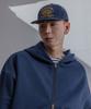 Burning Capone Bc Rivet Sweat Hoodie Zip-Up Navy
