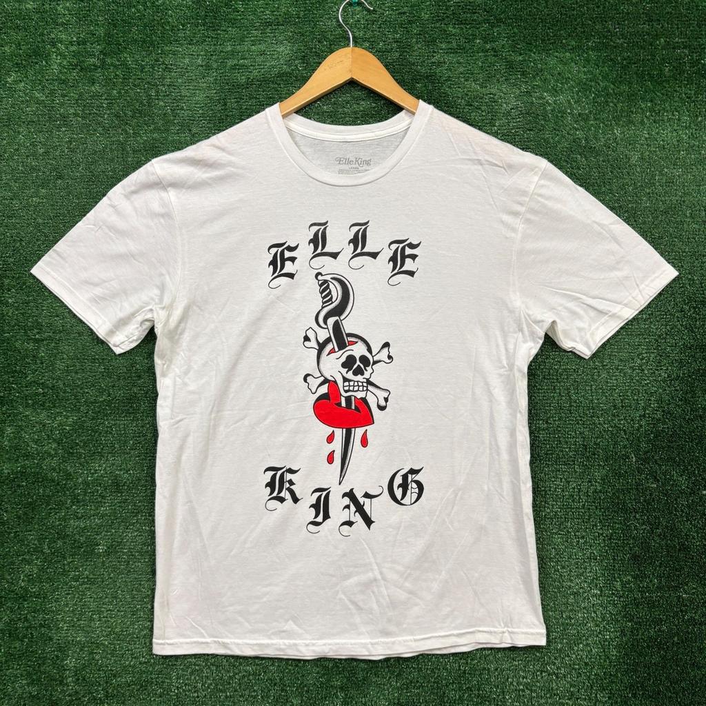 Elle King Skull and Dagger Concert A-FREAKIN-MEN Tour T-Shirt Size Large Unisex T-Shirt