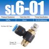Pneumatic Quick Connect Connector SL 4 6 8 10 12mm M5 '1/8' 1/4 '3/8' 1/2 Air Speed Regulating Valve Accelerator Valve