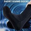 1pair Long Tube Black Diving Socks 3MM Wetsuit Shoes Water Sports Neoprene Water Socks  Kayaking