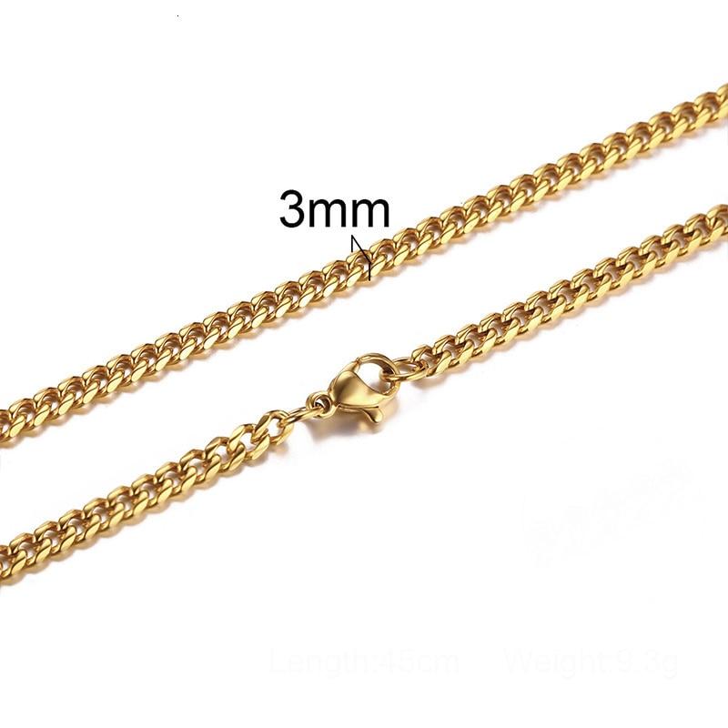 9 Size Bracelets for Men Women Stainless Steel Curb Cuban Link Chain Bracelets Party Jewelry Gift