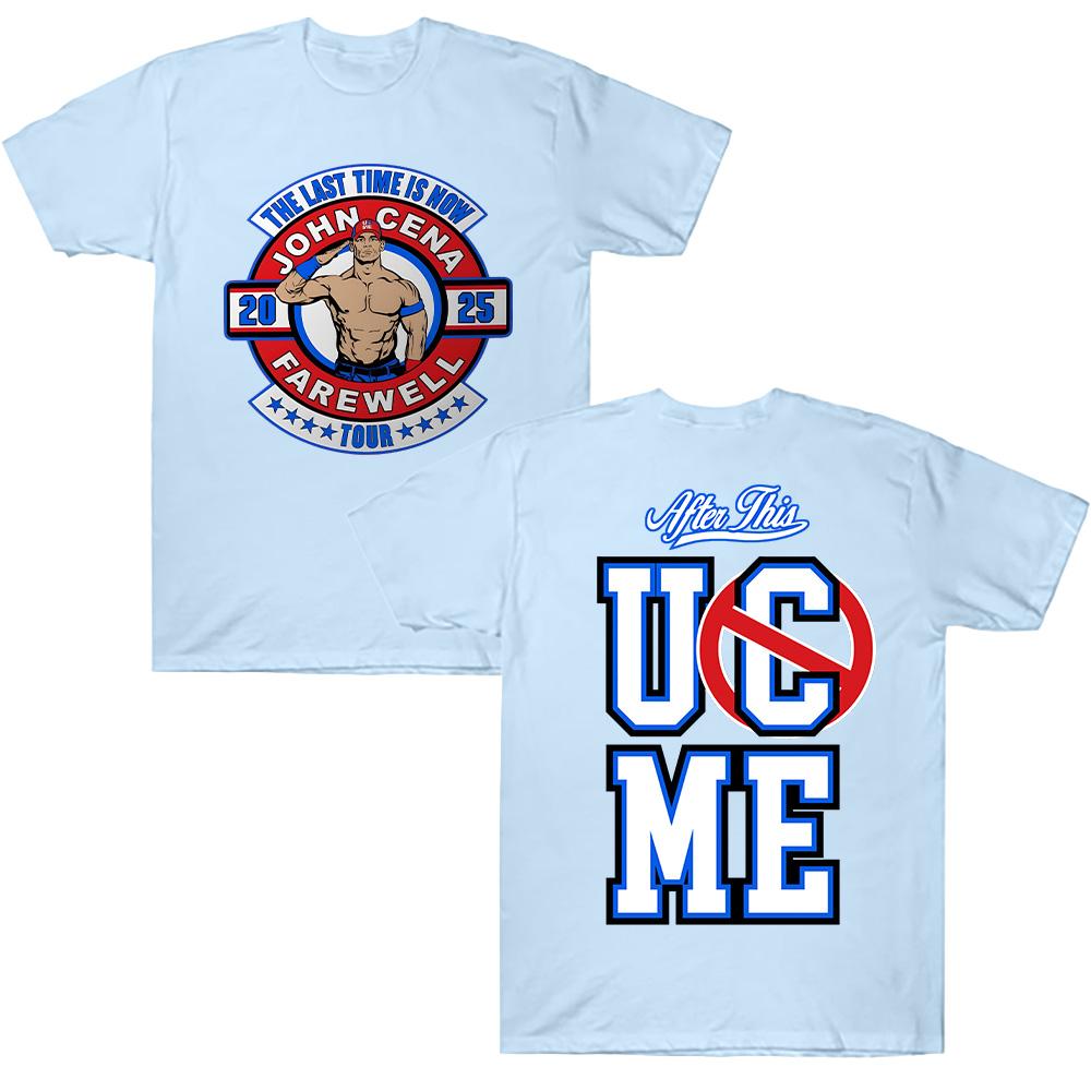 New John Cena Farewell Tour T Shirts Summer Cotton High Quality T-shirts Unisex T-shirt Fashion Sports Clothing Top