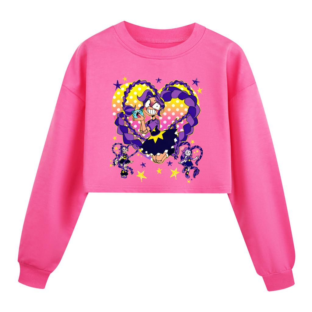 

5598 Kids Girls Lily Lovebraids Printed Playtime Long Sleeves Sweatshirt 170cm рожевий червоний колір