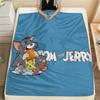 Tom and Jerry2 Flannel Blanket, High quality Comfortable for All Seasons, Home Decor, Warmth and Comfort