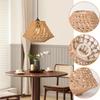 1PC Macrame Pendant Boho Chic Handmade Hotel Room Lighting Fixture Bohemian Homestay 30x30x19.5cm
