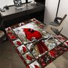 1PC Cardinal Flowers Non-Slip Floor carpet, Office, family, bedroom, Studio - Large Area Rug, Vibrant Colors-C0489