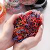 1000Pcs Colorful Elastic Hair Bands for Girl Scrunchie Rubber Band Ponytail Holder Kids Hair Accessories Baby Hair Ties