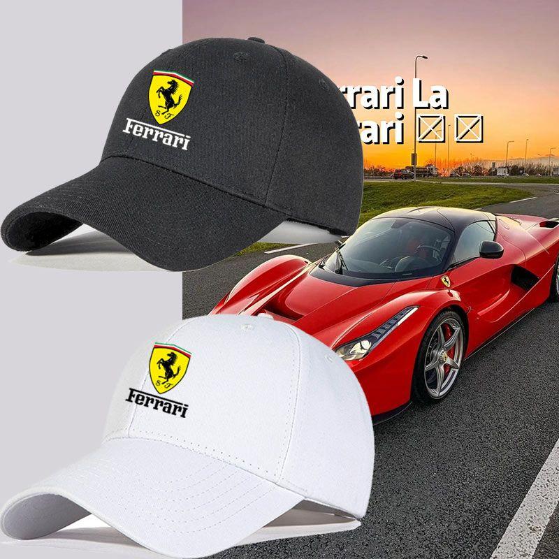 Ferrari Racing Baseball Cap Outdoor Cycling Sun Visor Hat Unisex for Ferrari F1 F8 F80 SF90 Stradale SF90Spider 296 GTB 296 GTS