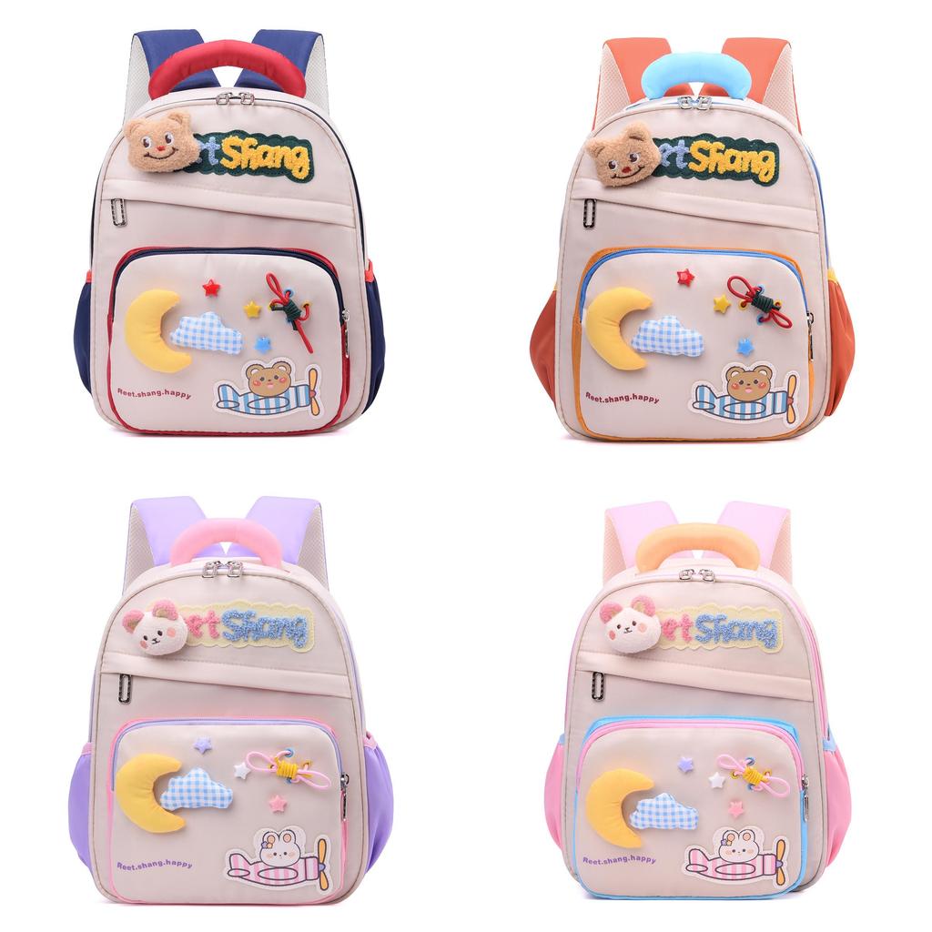 Kids School Backpack With Oxford Cloth Soft Lightweight For Toddlers And Children