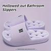 Unisex's Slipper Summer Bathroom Shower Slipper for Couples, Lightweight Comfortable Simple Style Breathable Home Slipper
