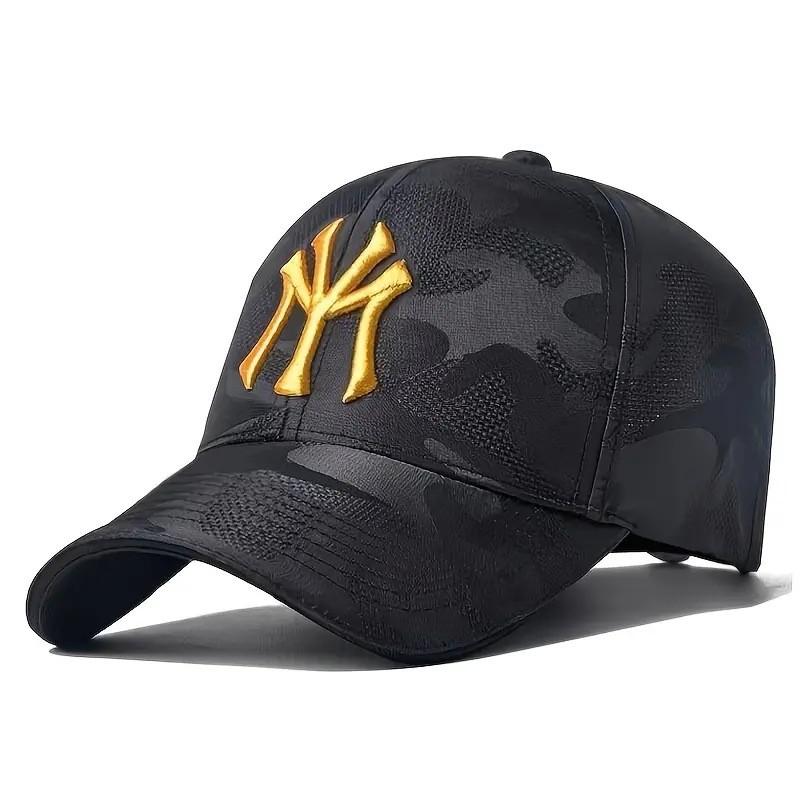 Casual Camouflage Baseball Cap With Adjustable Fit For Spring And Autumn Men