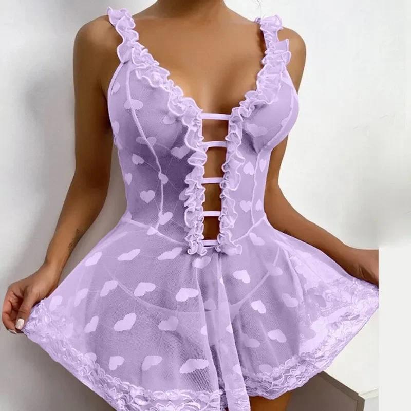Women's Sexy Lingerie Sets Hot Erotic Women Cosplay Fun Dresses Intimates Sexy Underwear Costumes Sex Babydolls Nightdress