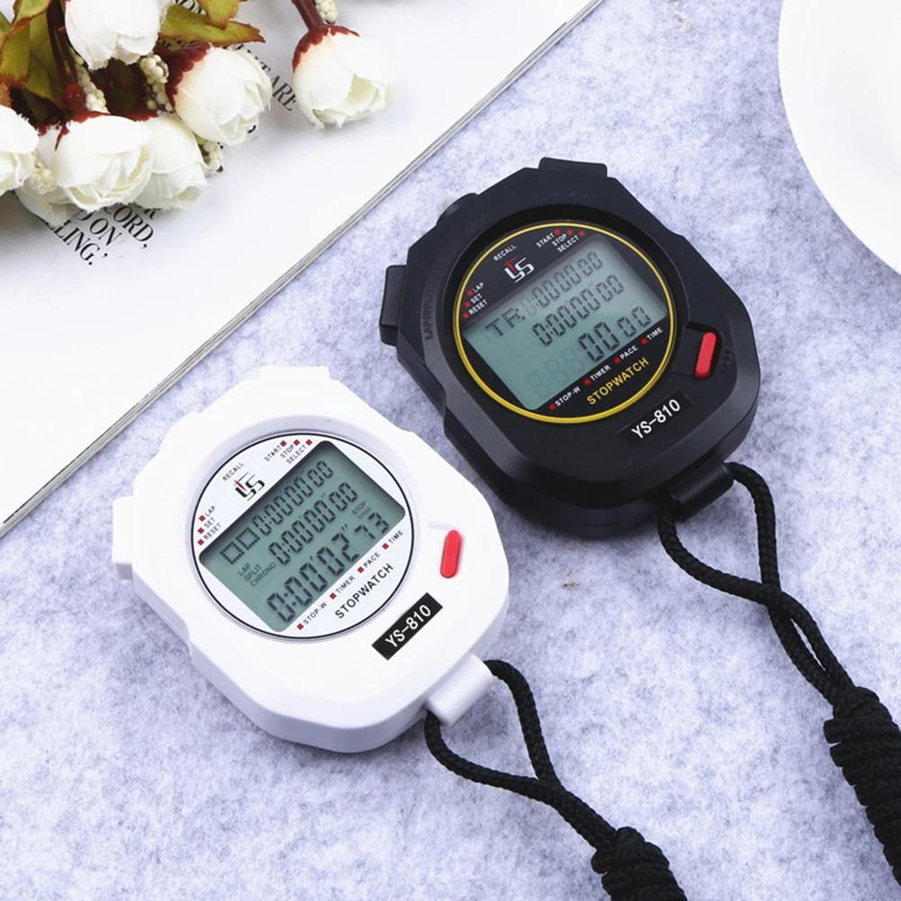 Waterproof Chronometer Handheld Pocket Stopwatch Digital Stopwatch Outdoor Sports Training Timer 0.01s Precision Timer Tools