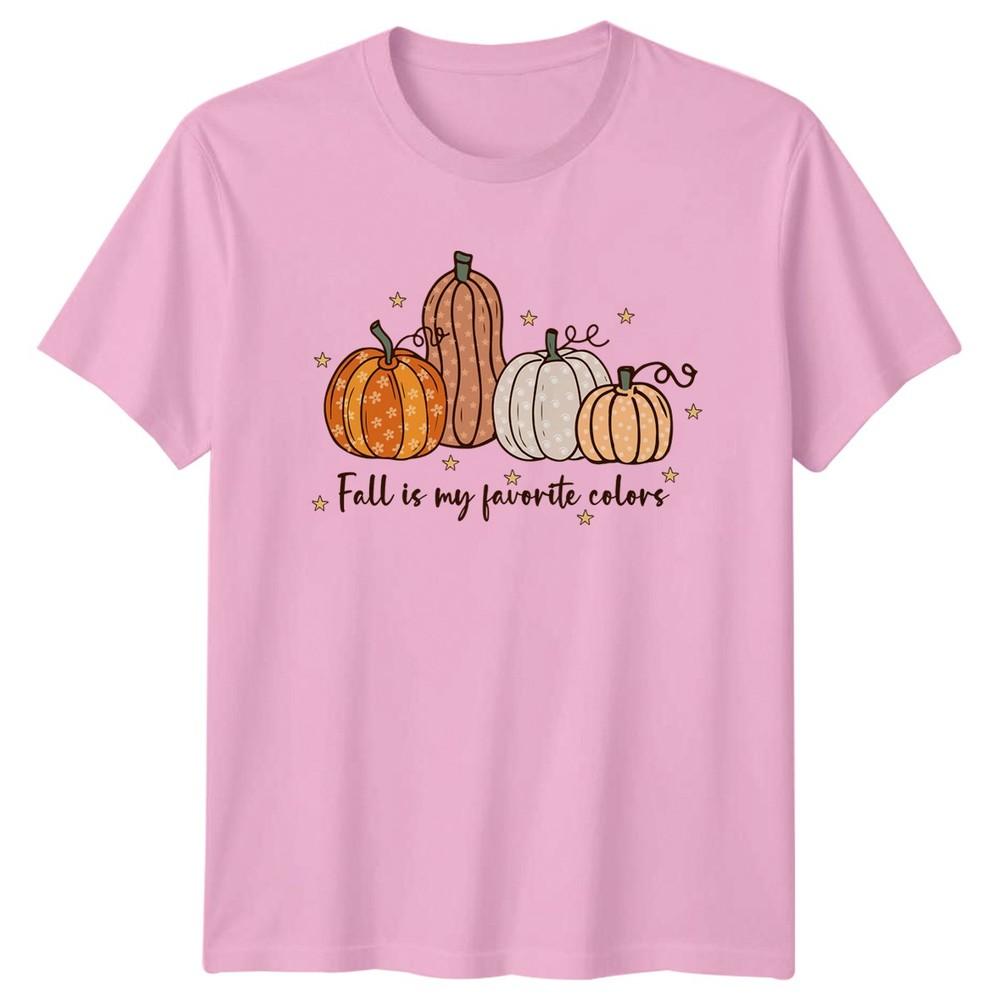 Fall is my favorite colors Unisexs TShirt Boho Pumpkin