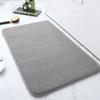Imitation Cashmere Memory Foam Absorbent Floor Mat for Bathroom, Toilet, Kitchen, and Living Room.