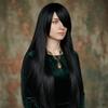 Straight Versatile 39.37inch Handmade Wig Universal Halloween Cosplay Wig  Makeup Party