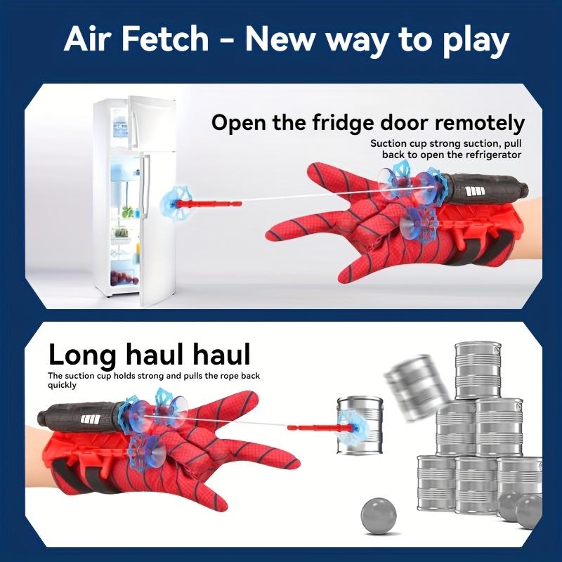 Spider Gloves Man Web Shooter for Kids, Launcher Spider Kids Plastic Cosplay Glove Hero Movie Launcher Wrist Toy Set Funny Decorate Children Funny