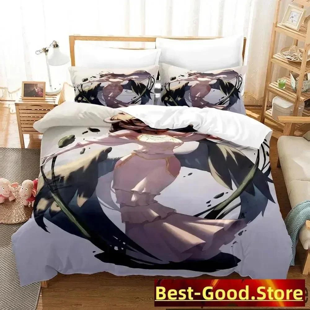 

Comforter 3D Print Anime Overlord Bedding Set Bed Set Comforter King Queen Size Boys Adult Bedding Set Comforter (quilt)-EU Single(135*200cm)3pcs