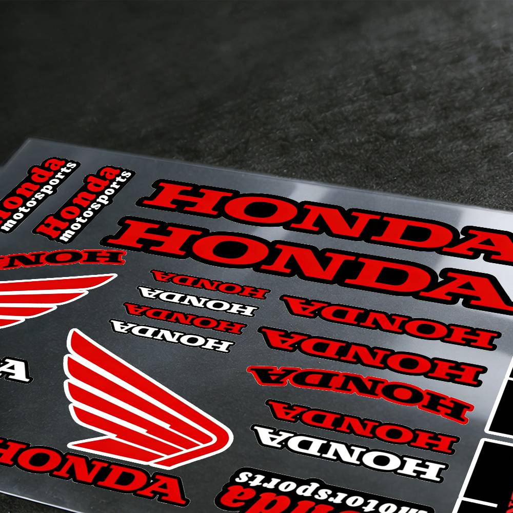 For HONDA Reflective Motorcycle Stickers, 3M Safety Warning At Night In The Dark Scooter Helmets AS1