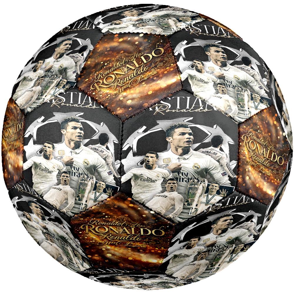 Ronaldo's Real Madrid Legacy Size 5 Football Machine Sewn Indoor/Outdoor Training and Matches Unique Gift for Soccer Lovers