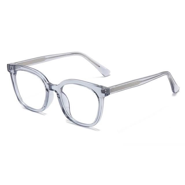 0 -0.5 -0.75 To -6.0 Anti Blue Rays Aspherical Lens Leopard Frame Oval Minus Diopter Glasses Unisex TR90 Prescription Spectacles
