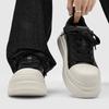Scarpe da Ginnastica Bianche Ro da Uomo Scarpe Casual da Skateboard Versatili Scarpe Sportive da Uomo Inclinare la Testa e Suola Spessa per Aumentare l'Altezza