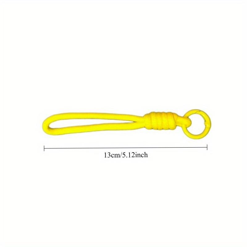 

Phone Lanyard Keychain - Soft Same Color Scheme Detachable Anti-loss lanyard, Durable Woven Design for DIY Jewelry Style Phone жёлтый