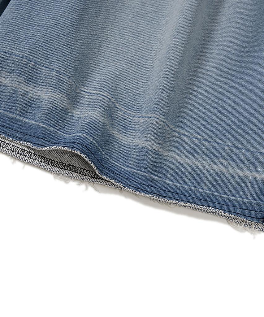 MMIC Garage Shorts Washed Blue