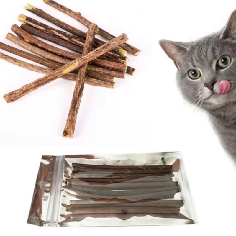 Zahnmolar Kauspielzeug für Katze Kätzchen Kitty Geschenke Stöcke für Katzen Natürliche Katzenminze Kauspielzeug-Sticks