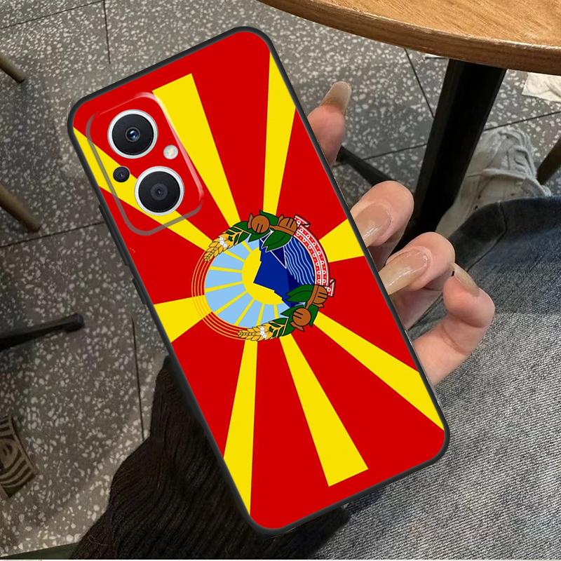 Macedonia Passport Case For OPPO Find X6 Pro X3 X2 Neo X5 Lite OPPO Reno 6 Lite 4 5 7 8 10 8T 5Z 2Z 4Z Coque