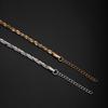 Stainless Steel Butterfly Twist Chain Necklace - Simple, Fashionable, Light Luxury Design