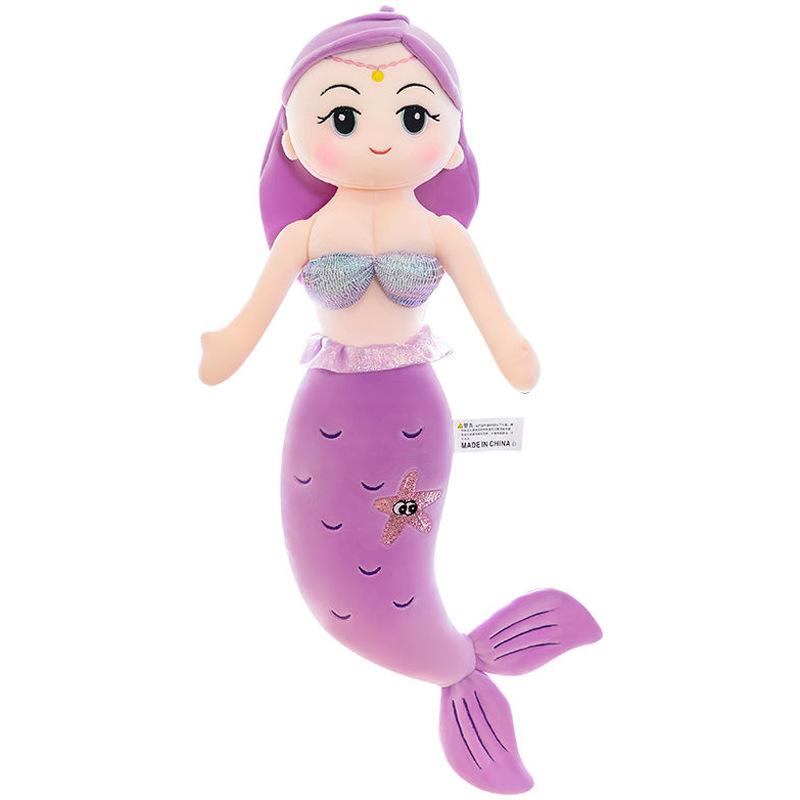 Large Cute Mermaid Princess Plush Doll for Girls