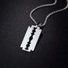 Round Pendant Necklace, Both Sides Can Be Worn, Collarbone Chain, Fashionable And Personalized Temperament Accessory