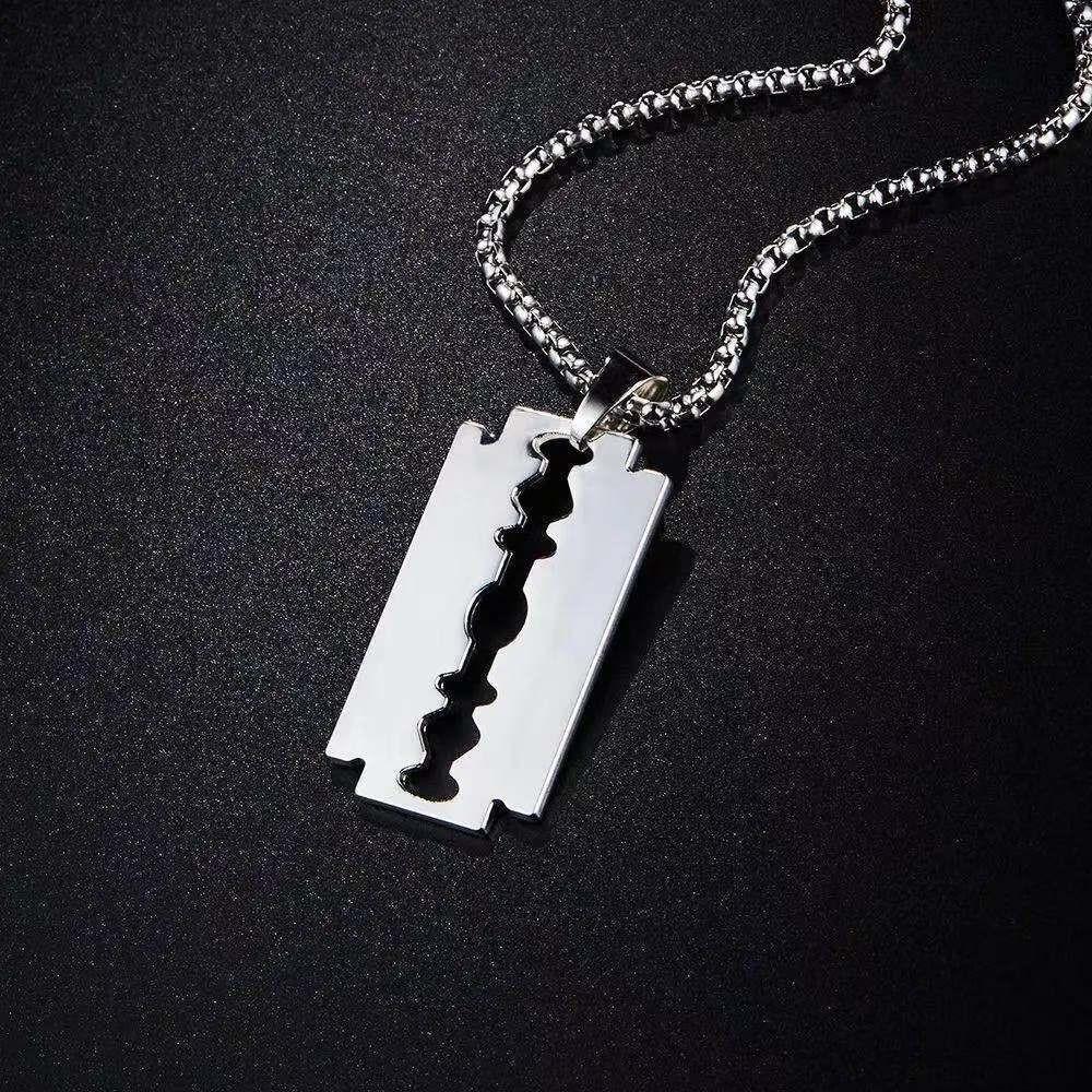 Round Pendant Necklace, Both Sides Can Be Worn, Collarbone Chain, Fashionable And Personalized Temperament Accessory
