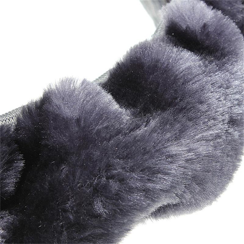 Non-slip High Stretch Plush Steering  Wheel  Decorative  Covers Stable High Temperature Resistance