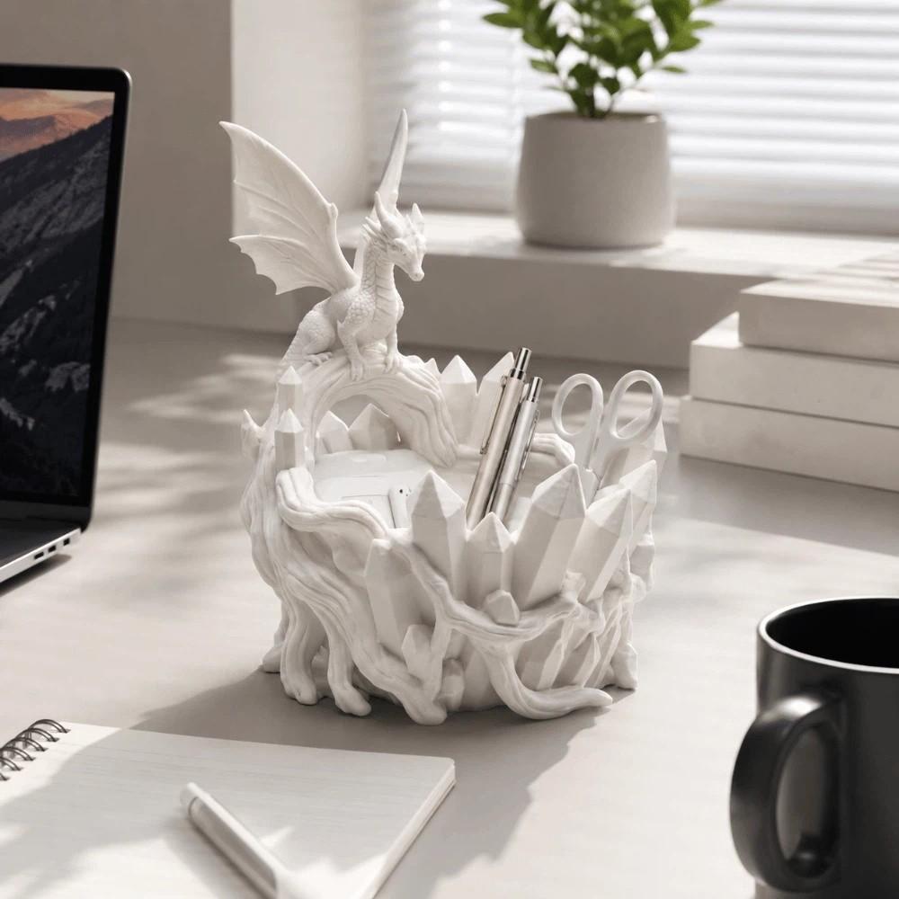 Gothic Style Jewelry Holder 3D Printed Desktop Decoration Gift For Dragon Lover