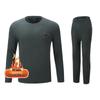 Unisex Winter Fleece-Lined Thermal Underwear Set
