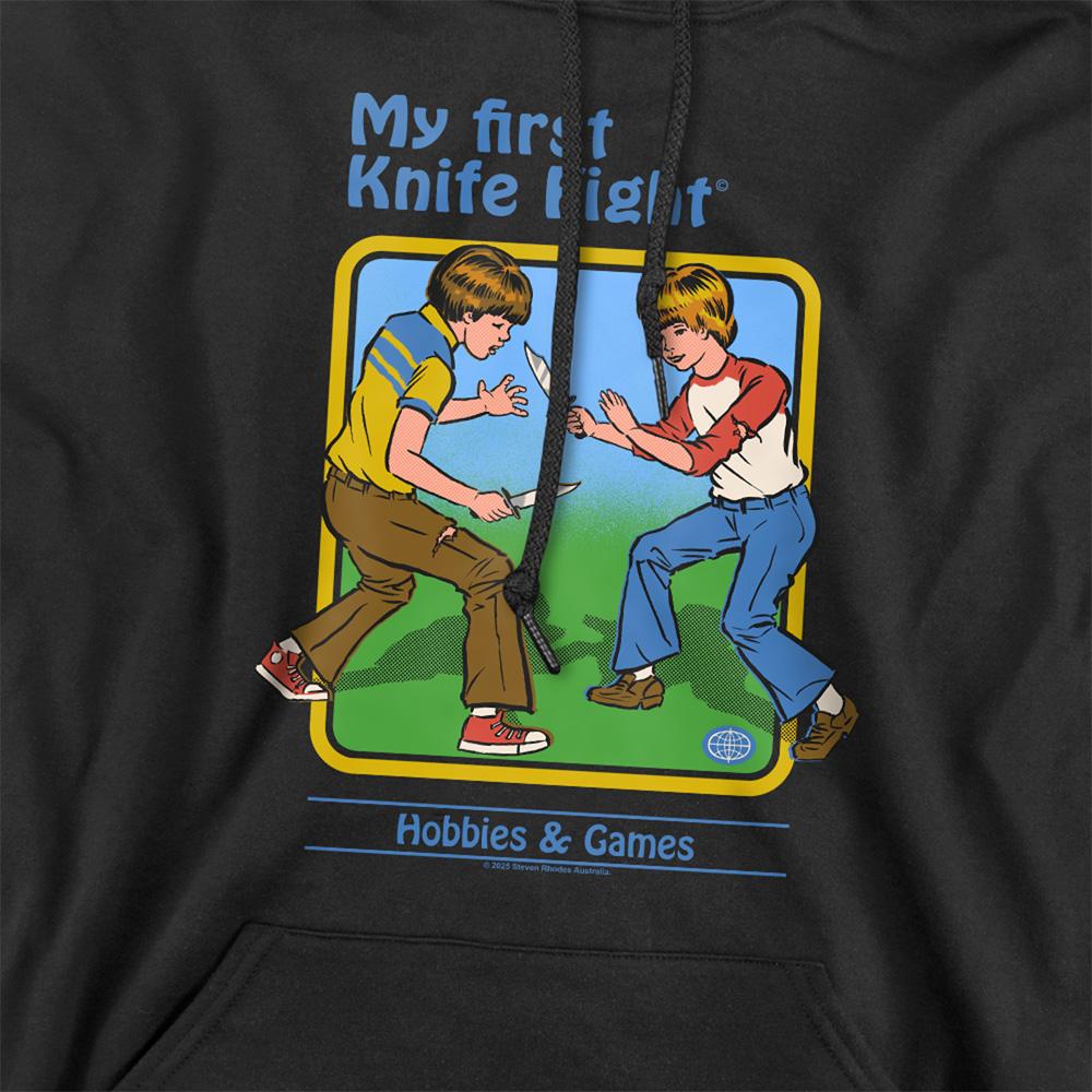 Steven Rhodes Unisex Adult My First Knife Fight Hoodie