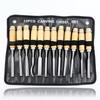 12pcs Wooden Carving Hand Tool Set Professional Woodworking Tools With Storage Bag For Sculptor Carpenter Artist