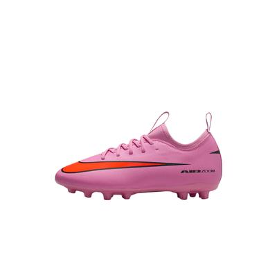 Fabric Jr. Mercurial Vapor 16 Academy Simple Lightweight Comfortable Soccer Shoes Kids Sneaker Pink FQ8407-600