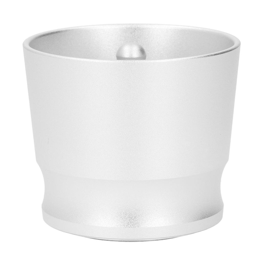 Kaffeepulver-Picker Aluminiumlegierung Ergonomischer Kaffeepulver-Auffänger für 51mm 53mm 58mm Siebträger Silber