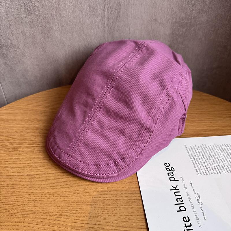 Minimalist Artist Beret Hat With Sun Protection For Women And Men