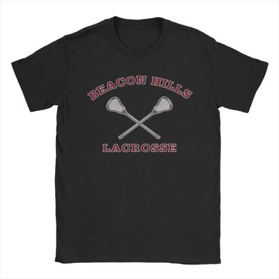 Teen Wolf Beacon Hills Lacrosse Stilinski 24  T Shirt  Cotton Novelty T-Shirts Round Neck  Tees Short Sleeve Tops Adult