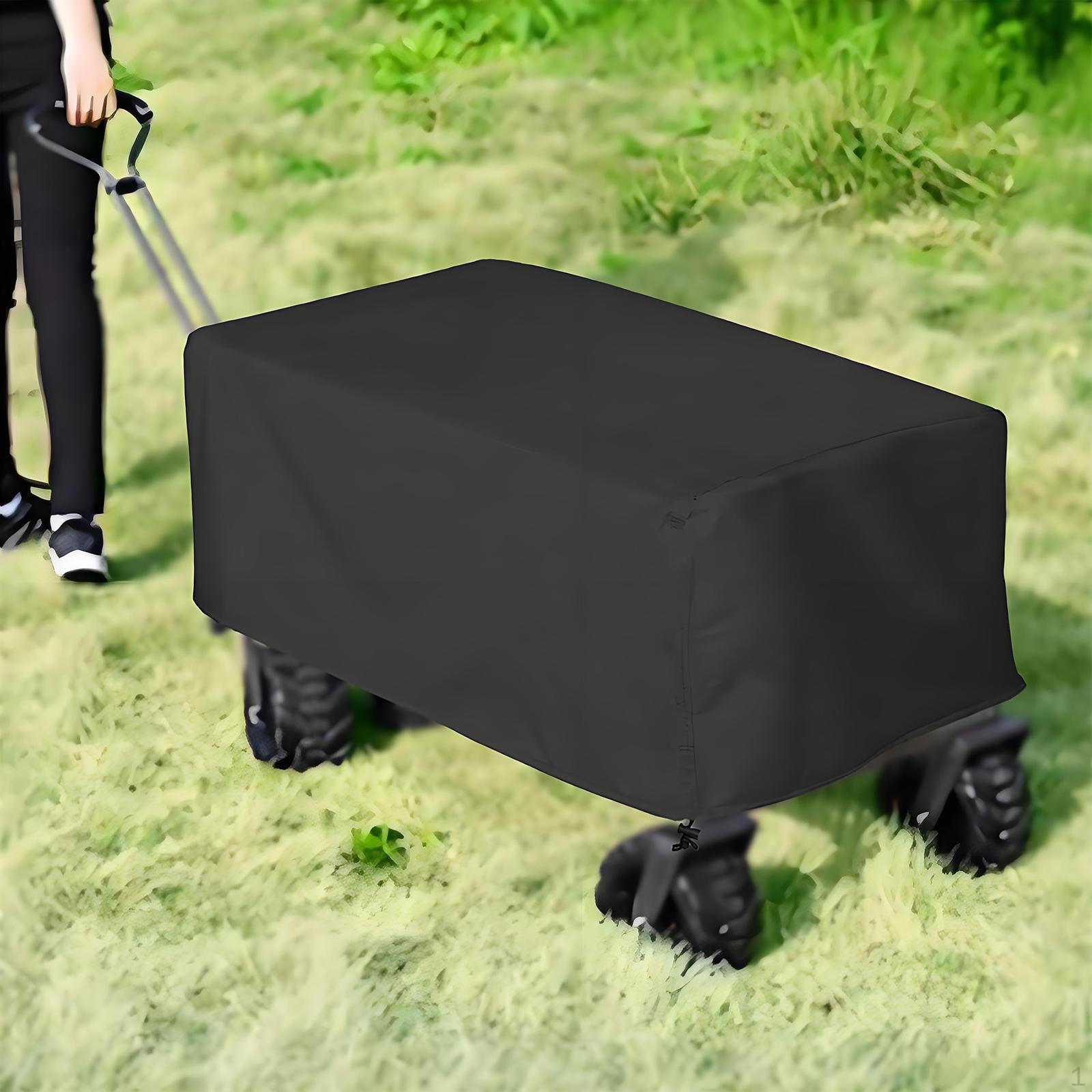 

Utility Wagon Cart Cover Rain Practical Sun Protection with Storage Bag Water Resistant