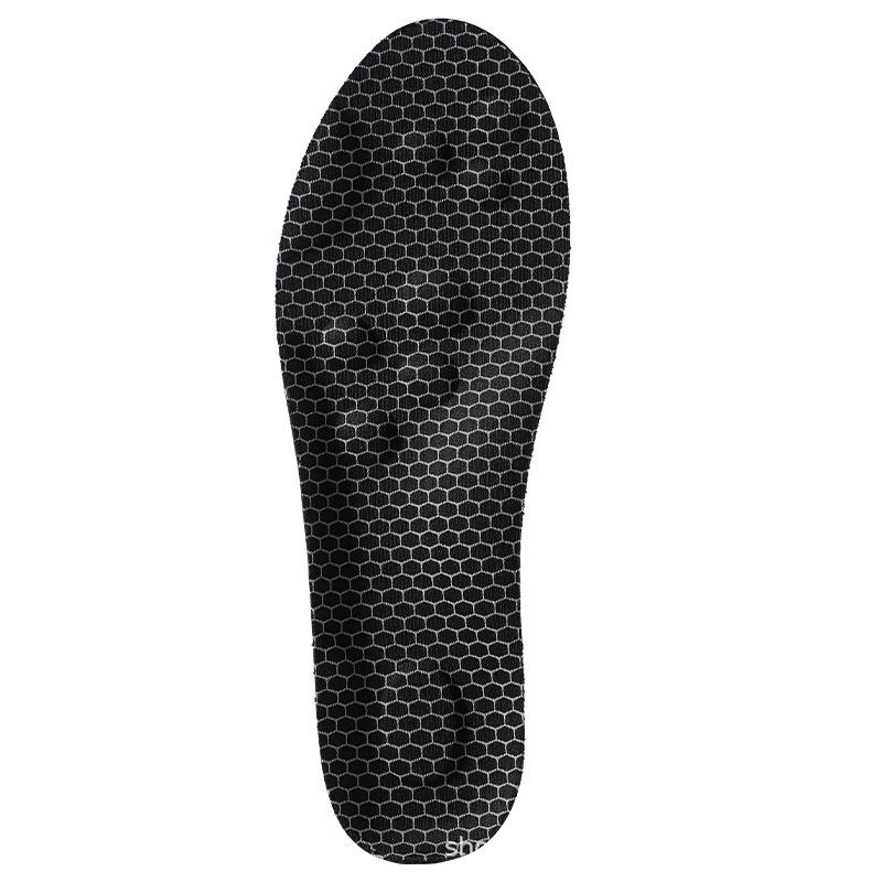 Graphene 4D Cloud Tech PU Massage Arch Insole: Men's High-Elastic, Shock-Absorbing, Deodorizing, Sweat-Absorbent Sports Insole.
